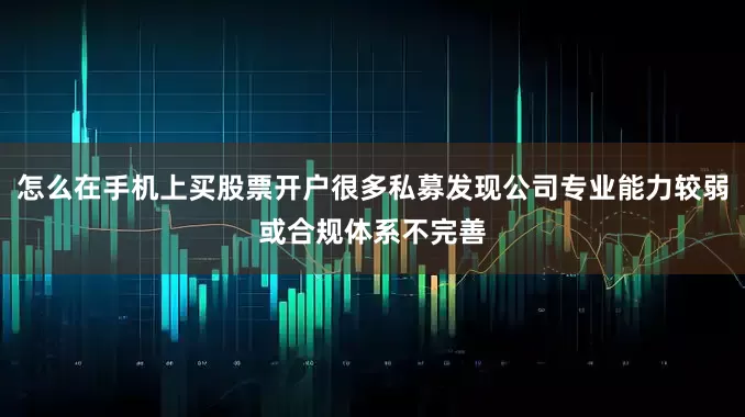 怎么在手机上买股票开户很多私募发现公司专业能力较弱或合规体系不完善