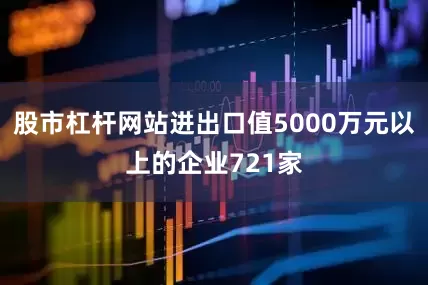 股市杠杆网站进出口值5000万元以上的企业721家